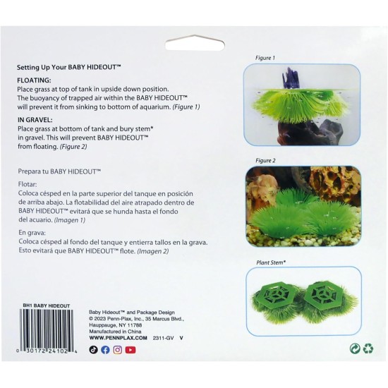 Penn-Plax Baby Hide-Out Breeding Grass for Aquarium Penn-Plax Baby Hide-Out Breeding Grass for Aquarium