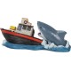 Penn-Plax Jaws Officially Licensed 2 Piece Aquarium Ornament Set - Includes Boat Attack and Shark Swimming - Small Penn-Plax Jaws Officially Licensed 2 Piece Aquarium Ornament Set - Includes Boat Attack and Shark Swimming - Small