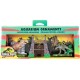 Penn-Plax Jurassic Park Officially Licensed 3 Piece Aquarium Ornament Set - Includes T-Rex Parking Gate and Dilophosaurus Decorations - Small Penn-Plax Jurassic Park Officially Licensed 3 Piece Aquarium Ornament Set - Includes T-Rex Parking Gate and Dilophosaurus Decorations - Small