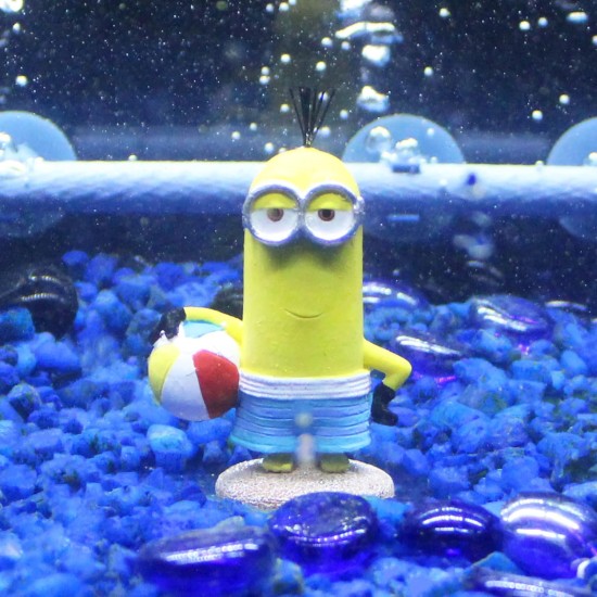 Penn-Plax Minions Officially Licensed 3 Piece Aquarium Ornament - Includes Kevin, Stuart and Bob - Beach - Small Penn-Plax Minions Officially Licensed 3 Piece Aquarium Ornament - Includes Kevin, Stuart and Bob - Beach - Small
