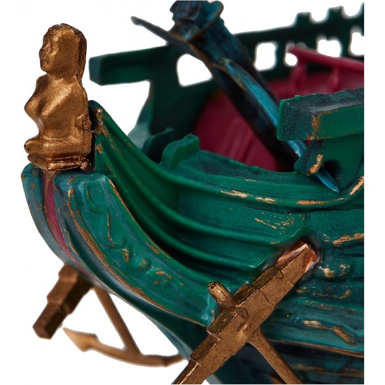 Penn-Plax Shipwreck Aquarium Decoration Ornament with Moving Masts, Lifeboat, and Bubble Action Penn-Plax Shipwreck Aquarium Decoration Ornament with Moving Masts, Lifeboat, and Bubble Action