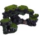 Relaxdays Aquarium Decoration Stone, Natural Look, Decorative, Hiding Place, Rock Cave, Aquarium Accessories, H x W 8.5 x 17 cm, Black/Green Relaxdays Aquarium Decoration Stone, Natural Look, Decorative, Hiding Place, Rock Cave, Aquarium Accessories, H x W 8.5 x 17 cm, Black/Green