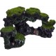 Relaxdays Aquarium Decoration Stone, Natural Look, Decorative, Hiding Place, Rock Cave, Aquarium Accessories, H x W 8.5 x 17 cm, Black/Green Relaxdays Aquarium Decoration Stone, Natural Look, Decorative, Hiding Place, Rock Cave, Aquarium Accessories, H x W 8.5 x 17 cm, Black/Green