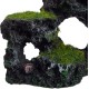 Relaxdays Aquarium Decoration Stone, Natural Look, Decorative, Hiding Place, Rock Cave, Aquarium Accessories, H x W 8.5 x 17 cm, Black/Green Relaxdays Aquarium Decoration Stone, Natural Look, Decorative, Hiding Place, Rock Cave, Aquarium Accessories, H x W 8.5 x 17 cm, Black/Green
