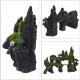 Relaxdays Aquarium Decorative Rocks, Natural Look, Japanese Decoration, Hiding Place, Aquarium Accessories, 17 x 23.5 cm, Black/Green Relaxdays Aquarium Decorative Rocks, Natural Look, Japanese Decoration, Hiding Place, Aquarium Accessories, 17 x 23.5 cm, Black/Green