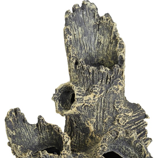 Relaxdays Decorative Tree Trunk Hiding Place for Fish & Shrimp 16.5 x 15 x 12 cm Aquarium Cave Grey/Green Relaxdays Decorative Tree Trunk Hiding Place for Fish & Shrimp 16.5 x 15 x 12 cm Aquarium Cave Grey/Green