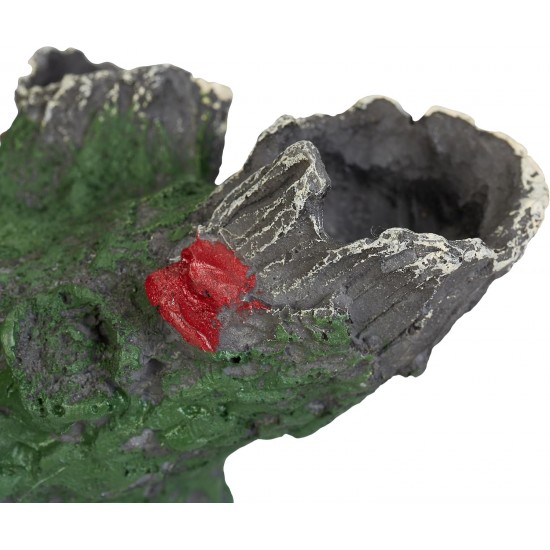 Relaxdays Decorative Tree Trunk Hiding Place for Fish & Shrimp H x W x D: 6.5 x 15 x 10 cm Aquarium Cave Grey/Green Relaxdays Decorative Tree Trunk Hiding Place for Fish & Shrimp H x W x D: 6.5 x 15 x 10 cm Aquarium Cave Grey/Green