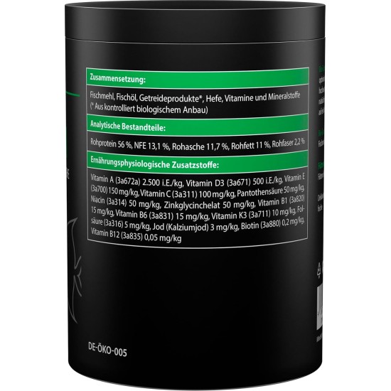 ARKA Bio-Gran - 500ml / 230g - Organic certified fish food for any freshwater aquarium, promotes growth and colour splendour of fish in any freshwater aquarium. ARKA Bio-Gran - 500ml / 230g - Organic certified fish food for any freshwater aquarium, promotes growth and colour splendour of fish in any freshwater aquarium.