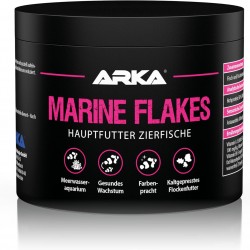 ARKA Marine Flakes 500ml / 50g Flake Food for Saltwater Fish Promotes Colour Splendor and Growth, Cold Pressed, Supports Fish Health
