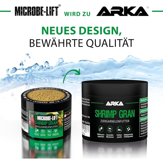 ARKA Shrimp Gran - 150 ml / 50 g - Premium Shrimp Food as a Complete Food, Cold Pressed, Promotes Growth and Colour Splendor of Shrimp in Freshwater Aquariums ARKA Shrimp Gran - 150 ml / 50 g - Premium Shrimp Food as a Complete Food, Cold Pressed, Promotes Growth and Colour Splendor of Shrimp in Freshwater Aquariums