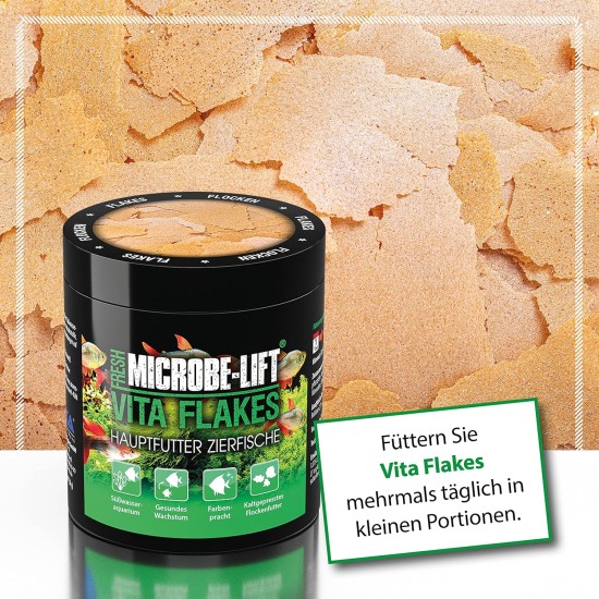 ARKA Vita Flakes - 1000 ml - High-quality flake food as a complete food, promotes health and vitality of fish in freshwater aquariums ARKA Vita Flakes - 1000 ml - High-quality flake food as a complete food, promotes health and vitality of fish in freshwater aquariums