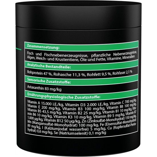 ARKA Vita Flakes 250 ml Flake Food for Ornamental Fish - High Quality Cold-Pressed Complete Food for Freshwater Aquariums - Supports Colourfulness, Vitality & Growth - Spirulina Free ARKA Vita Flakes 250 ml Flake Food for Ornamental Fish - High Quality Cold-Pressed Complete Food for Freshwater Aquariums - Supports Colourfulness, Vitality & Growth - Spirulina Free