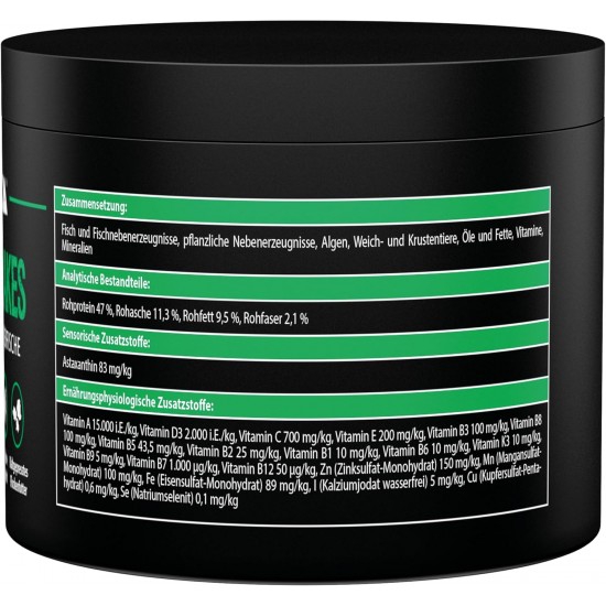 ARKA Vita Flakes 250 ml Flake Food for Ornamental Fish - High Quality Cold-Pressed Complete Food for Freshwater Aquariums - Supports Colourfulness, Vitality & Growth - Spirulina Free ARKA Vita Flakes 250 ml Flake Food for Ornamental Fish - High Quality Cold-Pressed Complete Food for Freshwater Aquariums - Supports Colourfulness, Vitality & Growth - Spirulina Free
