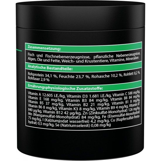 Catfish Food - ARKA Vita Pleco 250 ml / 120 g - Cold Pressed Soft Granules for Suction Catfish & Bottom Fish - Supports Colour Splendor, Growth & Vitality - Sinking, Highly Digestible, Dimensionally Catfish Food - ARKA Vita Pleco 250 ml / 120 g - Cold Pressed Soft Granules for Suction Catfish & Bottom Fish - Supports Colour Splendor, Growth & Vitality - Sinking, Highly Digestible, Dimensionally