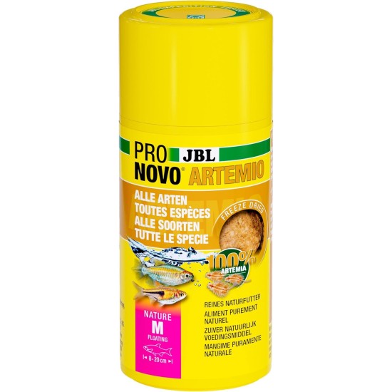JBL PRONOVO ARTEMIO Artemia Treats for all Ornamental Fish from 8-20 cm, Size M, 100 ml JBL PRONOVO ARTEMIO Artemia Treats for all Ornamental Fish from 8-20 cm, Size M, 100 ml