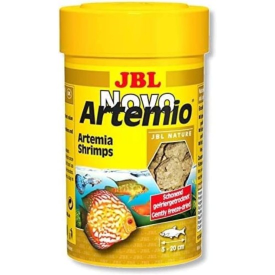 JBL PRONOVO ARTEMIO Artemia Treats for all Ornamental Fish from 8-20 cm, Size M, 100 ml JBL PRONOVO ARTEMIO Artemia Treats for all Ornamental Fish from 8-20 cm, Size M, 100 ml