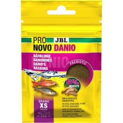 JBL PRONOVO DANIO GRANO, Complete Food for Barbels and Barbells of 3-5 cm, Fish Food Granules, Size XS, 20 ml