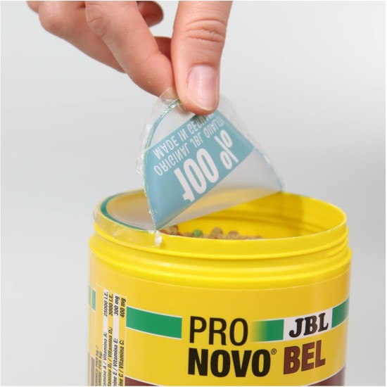 JBL Pronovo Bel Flakes Main Food for All Aquarium Fish from 3-10 cm, Fish Food Flakes, Size S, 100 ml JBL Pronovo Bel Flakes Main Food for All Aquarium Fish from 3-10 cm, Fish Food Flakes, Size S, 100 ml