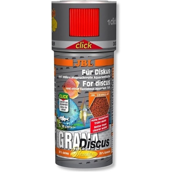 JBL Pronovo Bits Grano, Main Food for Discus and Cichlids from 3-10 cm, Fish Food Granules, Size S, 1000 ml JBL Pronovo Bits Grano, Main Food for Discus and Cichlids from 3-10 cm, Fish Food Granules, Size S, 1000 ml