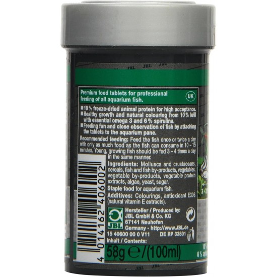 JBL Pronovo Corydoras Tab M 100 ml JBL Pronovo Corydoras Tab M 100 ml