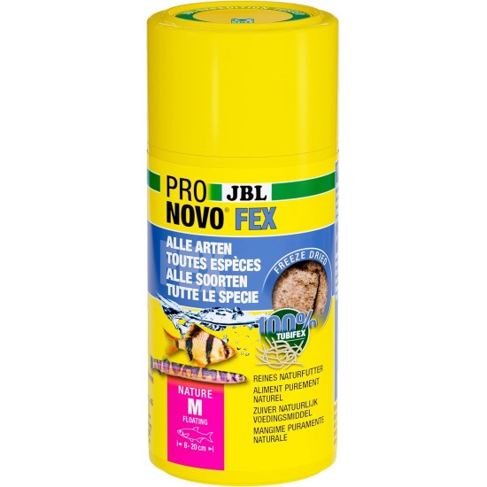 JBL Pronovo Fex, Tubifex treat for all ornamental fish from 8-20 cm, 100 ml