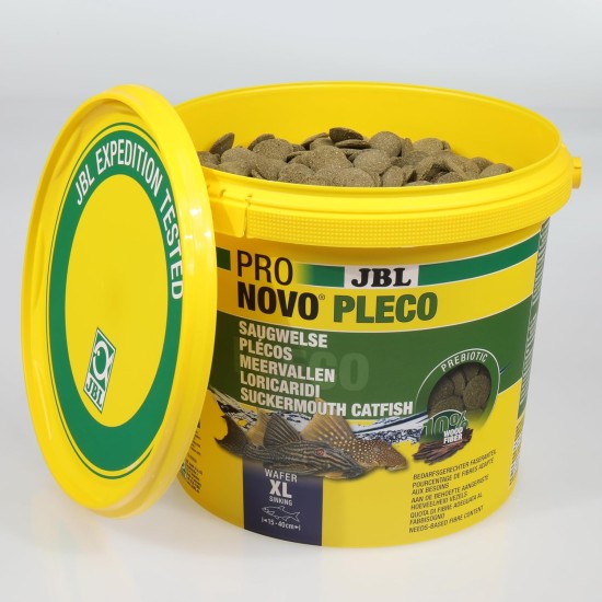 JBL Pronovo Pleco Wafer for Suction Catfish from 1-20 cm, Fish Food, Size M, 100 ml JBL Pronovo Pleco Wafer for Suction Catfish from 1-20 cm, Fish Food, Size M, 100 ml