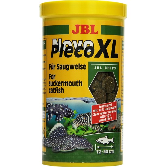 JBL Pronovo Pleco Wafer for Suction Catfish from 1-20 cm, Fish Food, Size M, 100 ml JBL Pronovo Pleco Wafer for Suction Catfish from 1-20 cm, Fish Food, Size M, 100 ml