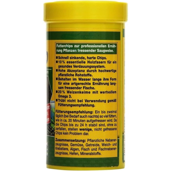 JBL Pronovo Pleco Wafer for Suction Catfish from 1-20 cm, Fish Food, Size M, 100 ml JBL Pronovo Pleco Wafer for Suction Catfish from 1-20 cm, Fish Food, Size M, 100 ml