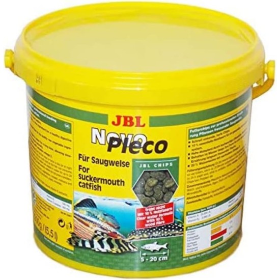 JBL Pronovo Pleco Wafer for Suction Catfish from 1-20 cm, Fish Food, Size M, 100 ml JBL Pronovo Pleco Wafer for Suction Catfish from 1-20 cm, Fish Food, Size M, 100 ml