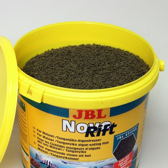 JBL Pronovo Tanganyika Grano, Main Food for All Cichlids from 8-20 cm, Click Dispenser, Fish Food Granules, Size M, 250 ml JBL Pronovo Tanganyika Grano, Main Food for All Cichlids from 8-20 cm, Click Dispenser, Fish Food Granules, Size M, 250 ml