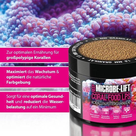 MICROBE-LIFT - Coral Food LPS | Coral Food | Soft Food for Large Polypy Corals / LPS Corals in Any Saltwater Aquarium | Promotes Growth | Cold Pressed | Contents: 150 ml / 50 g MICROBE-LIFT - Coral Food LPS | Coral Food | Soft Food for Large Polypy Corals / LPS Corals in Any Saltwater Aquarium | Promotes Growth | Cold Pressed | Contents: 150 ml / 50 g