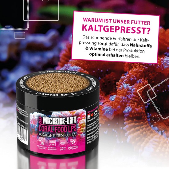 MICROBE-LIFT - Coral Food LPS | Coral Food | Soft Food for Large Polypy Corals / LPS Corals in Any Saltwater Aquarium | Promotes Growth | Cold Pressed | Contents: 150 ml / 50 g MICROBE-LIFT - Coral Food LPS | Coral Food | Soft Food for Large Polypy Corals / LPS Corals in Any Saltwater Aquarium | Promotes Growth | Cold Pressed | Contents: 150 ml / 50 g