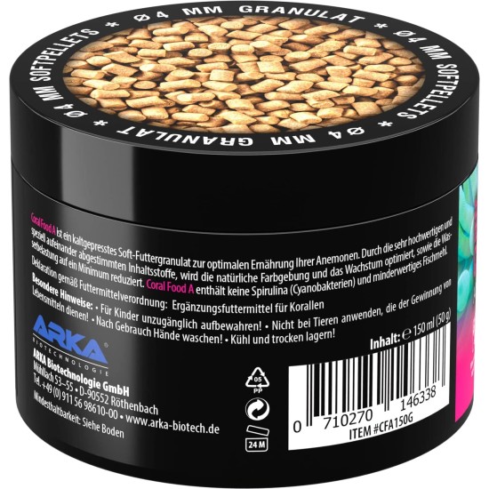 MICROBE-LIFT Coral Food A - Anemone Food - Soft Granulate Food for Anemones in Any Saltwater Aquarium, Pack of 1 (1 x 50 g) MICROBE-LIFT Coral Food A - Anemone Food - Soft Granulate Food for Anemones in Any Saltwater Aquarium, Pack of 1 (1 x 50 g)
