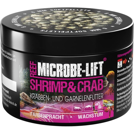 MICROBE-LIFT Shrimp & Crab Shrimp & Crab Food for Any Saltwater Aquarium, Pack of 1 (1 x 50 g) MICROBE-LIFT Shrimp & Crab Shrimp & Crab Food for Any Saltwater Aquarium, Pack of 1 (1 x 50 g)