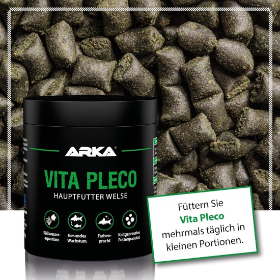 Microbe-Lift Vita Pleco - 250 ml - Premium Soft Granulate Food for Catfish Supports Colour Variety and Growth in Freshwater Aquariums, Cold Pressed. Microbe-Lift Vita Pleco - 250 ml - Premium Soft Granulate Food for Catfish Supports Colour Variety and Growth in Freshwater Aquariums, Cold Pressed.