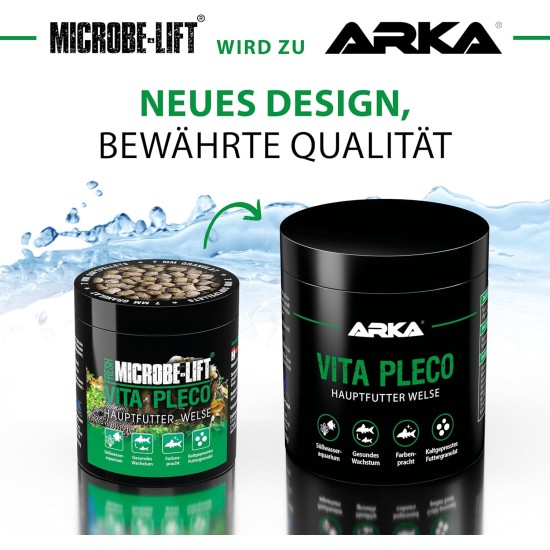 Microbe-Lift Vita Pleco - 250 ml - Premium Soft Granulate Food for Catfish Supports Colour Variety and Growth in Freshwater Aquariums, Cold Pressed. Microbe-Lift Vita Pleco - 250 ml - Premium Soft Granulate Food for Catfish Supports Colour Variety and Growth in Freshwater Aquariums, Cold Pressed.