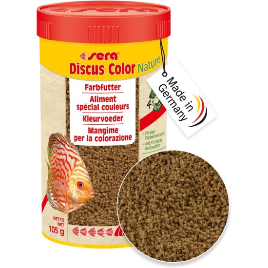 Sera Discus color Red 250ml, Granules for red Discus Sera Discus color Red 250ml, Granules for red Discus