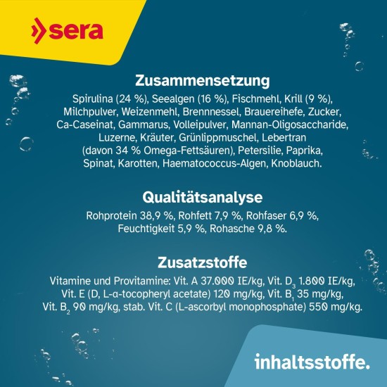 Sera Spirulina Tablets, 15g / 24 tabs Sera Spirulina Tablets, 15g / 24 tabs
