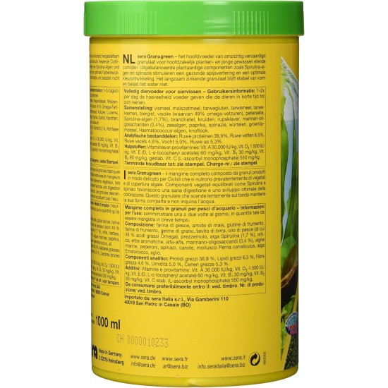 Sera granured,1000 ml Sera granured,1000 ml
