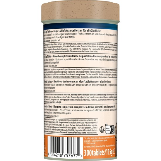 Tetra FunTips Tablets, Food Tablets to Stick on Aquarium Fish Tank Glass, Ideal for Watching Fish, Healthy Feeding Fun - Various Sizes Tetra FunTips Tablets, Food Tablets to Stick on Aquarium Fish Tank Glass, Ideal for Watching Fish, Healthy Feeding Fun - Various Sizes