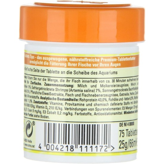 Tetra FunTips Tablets, Food Tablets to Stick on Aquarium Fish Tank Glass, Ideal for Watching Fish, Healthy Feeding Fun - Various Sizes Tetra FunTips Tablets, Food Tablets to Stick on Aquarium Fish Tank Glass, Ideal for Watching Fish, Healthy Feeding Fun - Various Sizes