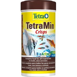 Tetra Min Crisp Fish Food, Complete Food for All Tropical Fish with Clean and Clear Water Formula, 250 ml Tetra Min Crisp Fish Food, Complete Food for All Tropical Fish with Clean and Clear Water Formula, 250 ml
