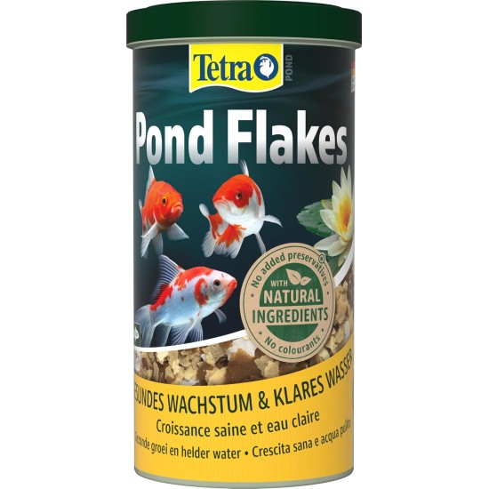Tetra Pond Flake, Complete and Varied Fish Food for Young and Small Pond Fish, 4 Litre Tetra Pond Flake, Complete and Varied Fish Food for Young and Small Pond Fish, 4 Litre