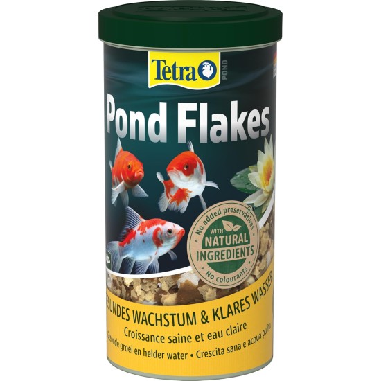 Tetra Pond Flake, Complete and Varied Fish Food for Young and Small Pond Fish, 4 Litre Tetra Pond Flake, Complete and Varied Fish Food for Young and Small Pond Fish, 4 Litre