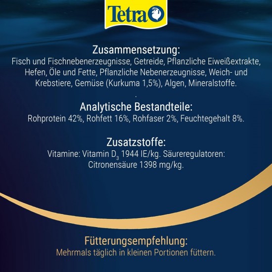 Tetra Pro Fertility Multi-Crisps - Premium Fischfutter mit Kurkuma zur Unterstützung des Zuchterfolgs, 500 ml Dose Tetra Pro Fertility Multi-Crisps - Premium Fischfutter mit Kurkuma zur Unterstützung des Zuchterfolgs, 500 ml Dose
