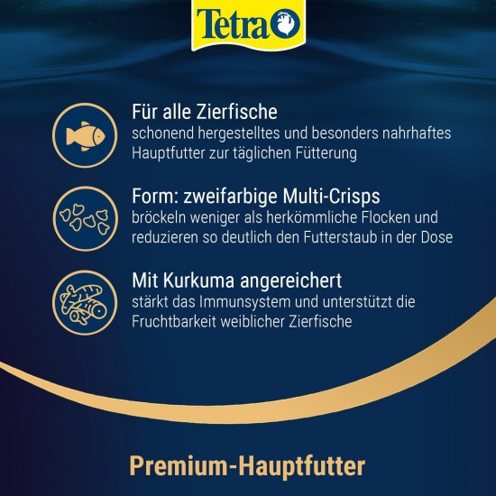 Tetra Pro Fertility Multi-Crisps - Premium Fischfutter mit Kurkuma zur Unterstützung des Zuchterfolgs, 500 ml Dose Tetra Pro Fertility Multi-Crisps - Premium Fischfutter mit Kurkuma zur Unterstützung des Zuchterfolgs, 500 ml Dose
