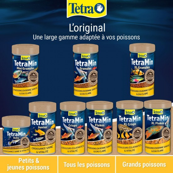 Tetra TetraMin - Complete and Balanced Food for Tropical Fish - Patented BioActive Formula Strengthens Immunity System - 1 Litre Tetra TetraMin - Complete and Balanced Food for Tropical Fish - Patented BioActive Formula Strengthens Immunity System - 1 Litre