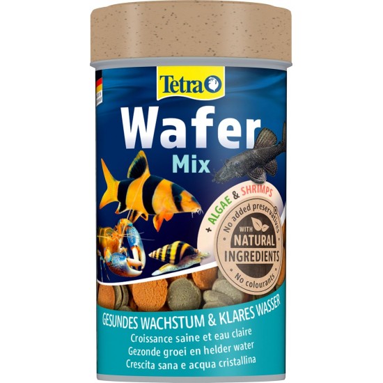 Tetra wafer Mix – Fish Food for All Ground Fish (for Example Catfish) and Crabs, for Healthy Growth and a Better Resistance, Various Sizes, 250 ml, 250 ml Tetra wafer Mix – Fish Food for All Ground Fish (for Example Catfish) and Crabs, for Healthy Growth and a Better Resistance, Various Sizes, 250 ml, 250 ml