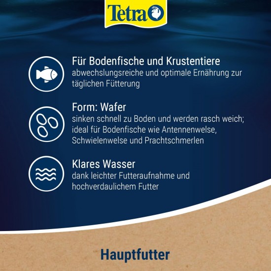 Tetra wafer Mix – Fish Food for All Ground Fish (for Example Catfish) and Crabs, for Healthy Growth and a Better Resistance, Various Sizes, 250 ml, 250 ml Tetra wafer Mix – Fish Food for All Ground Fish (for Example Catfish) and Crabs, for Healthy Growth and a Better Resistance, Various Sizes, 250 ml, 250 ml