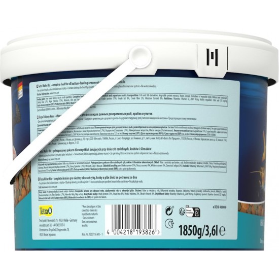 Tetra wafer Mix – Fish Food for All Ground Fish (for Example Catfish) and Crabs, for Healthy Growth and a Better Resistance, Various Sizes, 250 ml, 250 ml Tetra wafer Mix – Fish Food for All Ground Fish (for Example Catfish) and Crabs, for Healthy Growth and a Better Resistance, Various Sizes, 250 ml, 250 ml